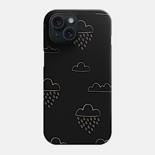 Golden Rain Phone Case