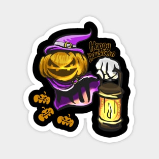 Jack O Latern Magnet