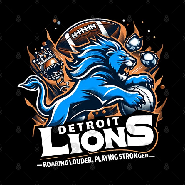 detroit lions by AOAOCreation