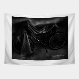 Get On Your Bike And Ride - Black And White Tapestry