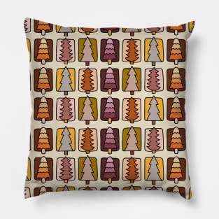 Cute Forest Retro Palette Pillow