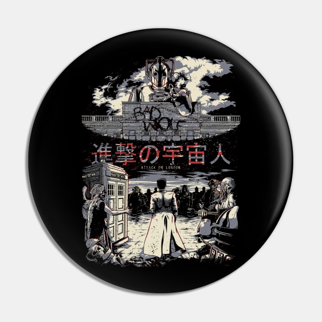 Attack on London Pin by GillesBone
