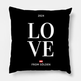 Love from Sölden Pillow