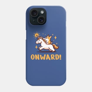 Corgi Riding Unicorn Phone Case