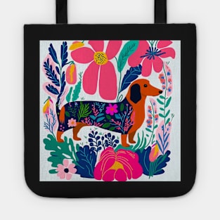 Mitsy the dachshund Tote