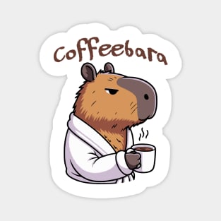 Coffeebara: Very special Capybara that needs coffee Magnet