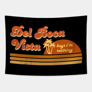Del Boca Vista - Retro Style 90s Tapestry