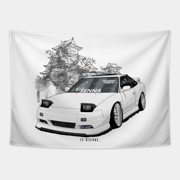 180Sx Tapestry by LpDesigns_