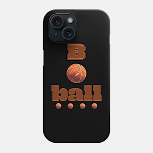 B Ball Basketball Graphic - Sporty Baller Phone Case