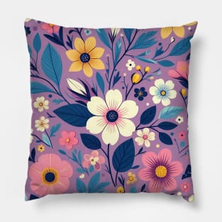 Spring Flowers Pillow