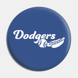 Dodgers Ball and Dog Pin