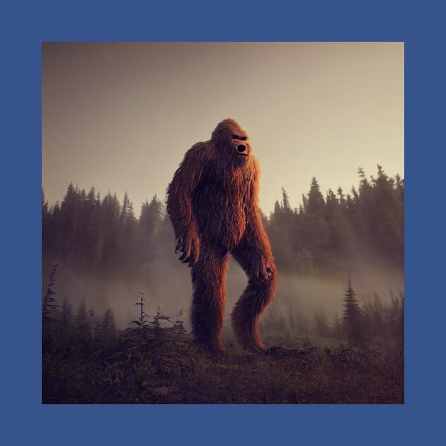 Sasquatch in Nature by Grassroots Green