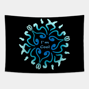 I`m cool mandala Tapestry