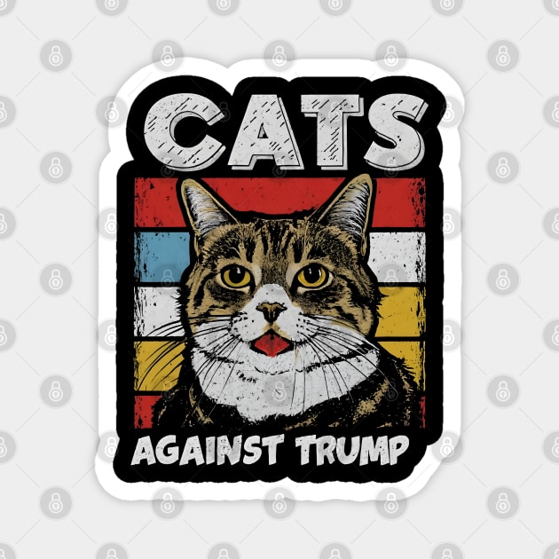 Cats Against Trump Magnet by SimpliPrinter