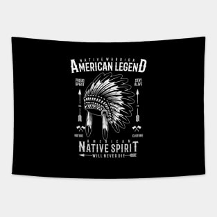 American Legend Native Spirit Warrior Pride Nature Culture Tapestry