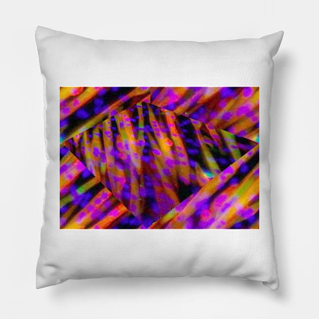 Organic Abstract Pillow by MAMMAJAMMA