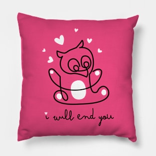 Owlbear - I Will End You Pillow