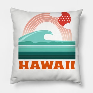 hawaii rainbow Pillow