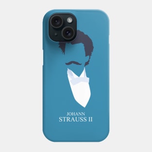 Johann Strauss II - Minimalist Portrait Phone Case