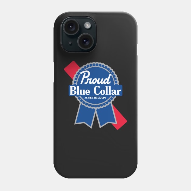 Proud Blue Collar American Phone Case by lamchozui