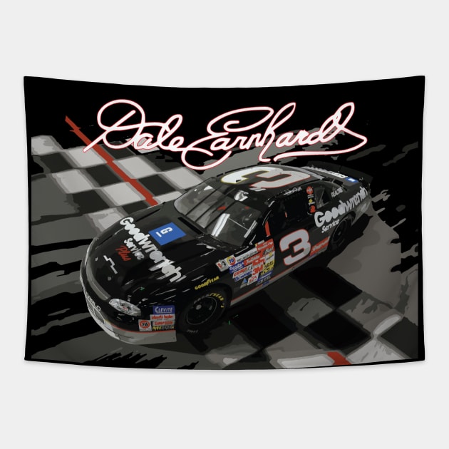 nascar do it for dale 3arnheardt Tapestry by cowtown_cowboy