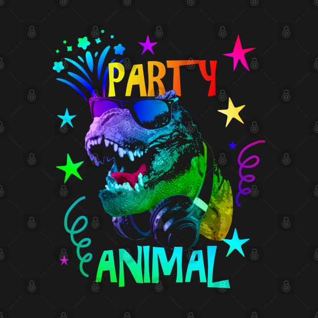 T-Rex Party Animal by Nerd_art