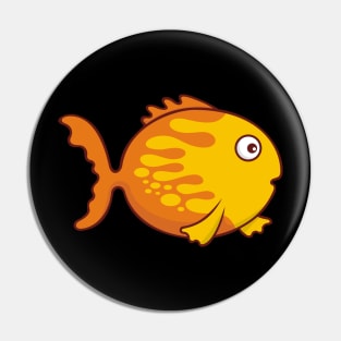 Goldfish Cartoon Pin