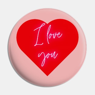 Valentines I love you Pin