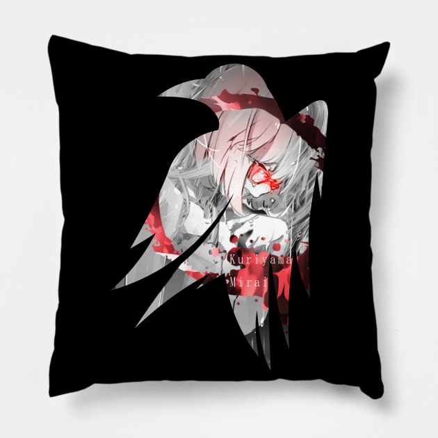 Raven's cloak Mirai Pillow by stingi