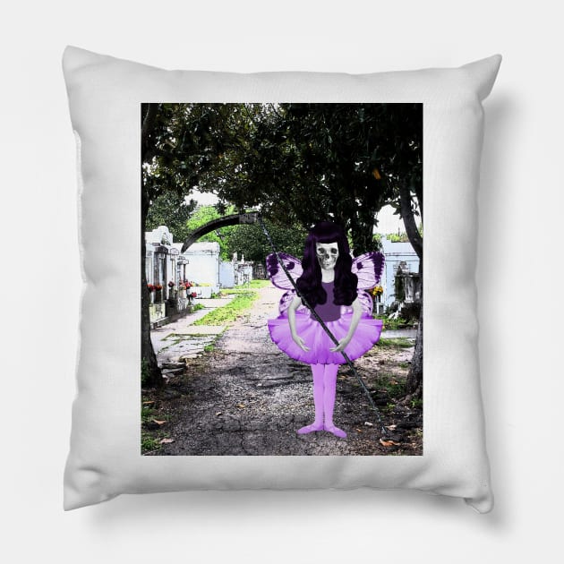 Princess Butterfly Death Bringer Pillow by Loveday101