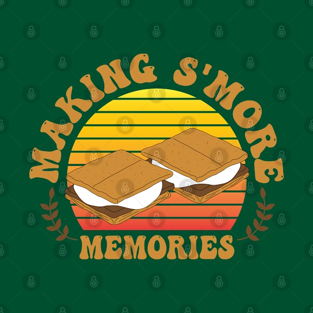 Funny Camping Campfire Smores Quote by HotHibiscus