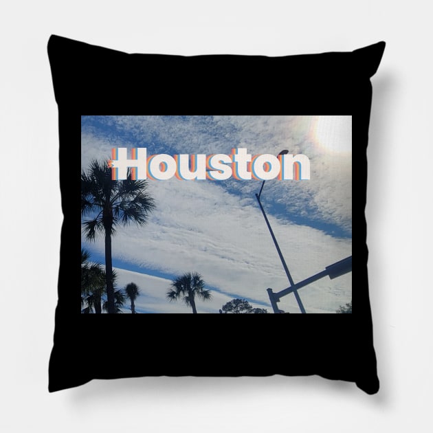 Houston Pillow by Space City Nicoya