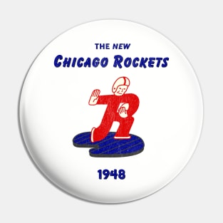 Defunct Chicago Rockets Football 1948 Pin