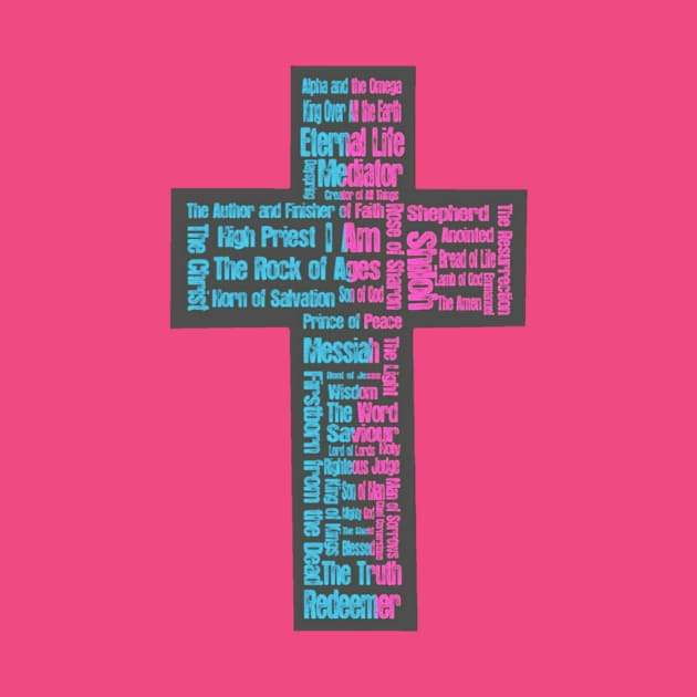 Names of Jesus Cross by AlondraHanley