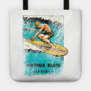 Virginia Beach Vintage Surfing Tote