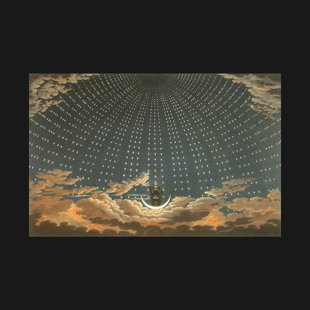 The Arrival of the Queen of the Night by Karl Friedrich Schinkel, 1815 by MasterpieceCafe