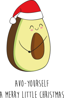 Avo-Yourself A Merry Christmas- Funny Avocado Christmas Gift Magnet