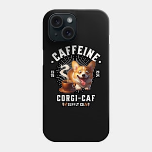 Caffeine Corgi Phone Case