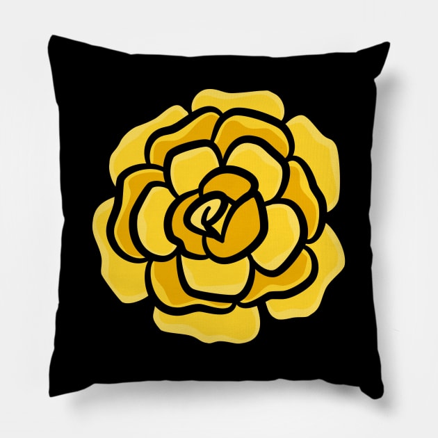 Decorative Flowers Pillow by Hashop