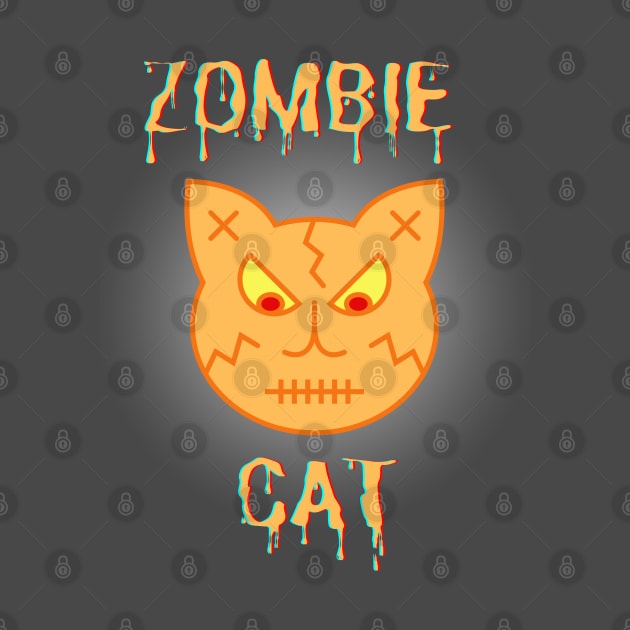 Zombie Cat by PetraKDesigns