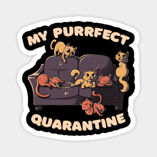 Purrfect Quarantine Magnet