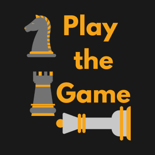 Grey and Yellow Chess T-Shirt