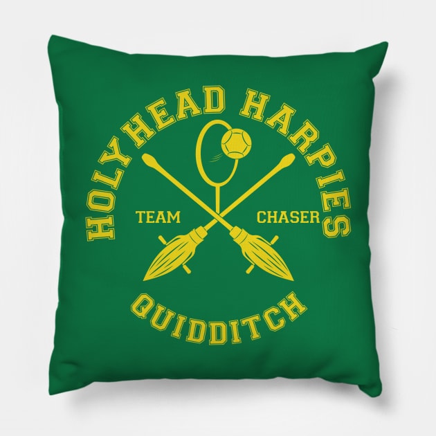 HOLYHEAD HARPIES - TEAM CHASER Pillow by Divum