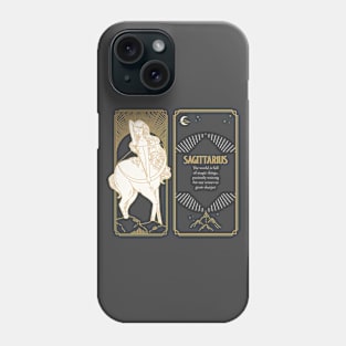 sagittarius zodiac sign Phone Case