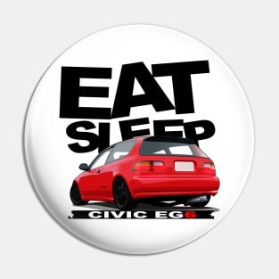 Civic Eat Sleep EG6 Pin