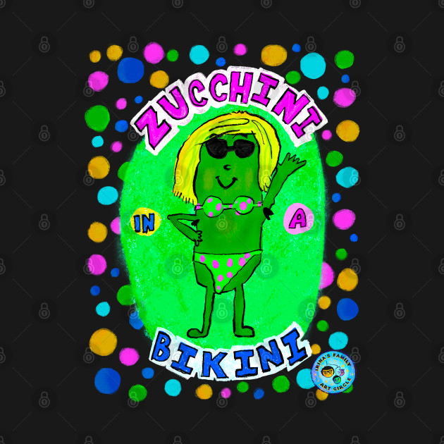 Zucchini in a Bikini - Kids Artist Awesome Gift - T-Shirt