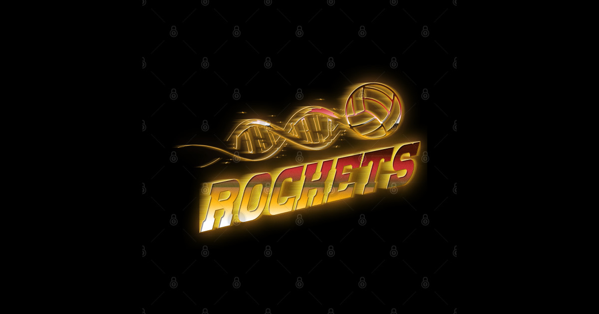 Graphic Basketball Rockets Proud Name Teams Vintage - Rockets - T-Shirt ...