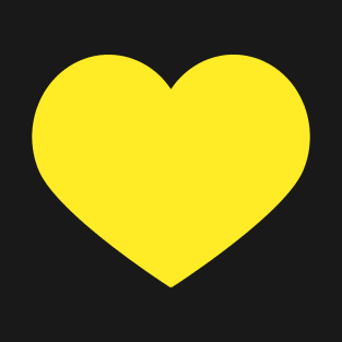 Yellow heart T-Shirt