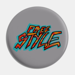 FREE STYLE GRAFFITI LETTER TAGS Pin