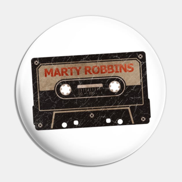 Marty Robbins Cassette Tape Vintage Pin by ryno80maniac